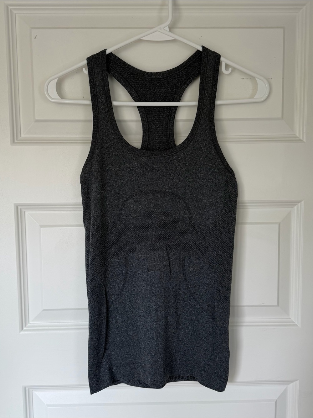 lululemon athletica Charcoal Gray Racerback Athletic Tank Top